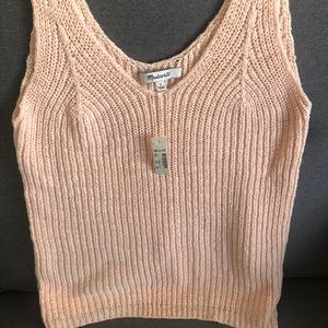 Madewell double V sweater tank